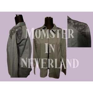 royal robbin forest green button shirt